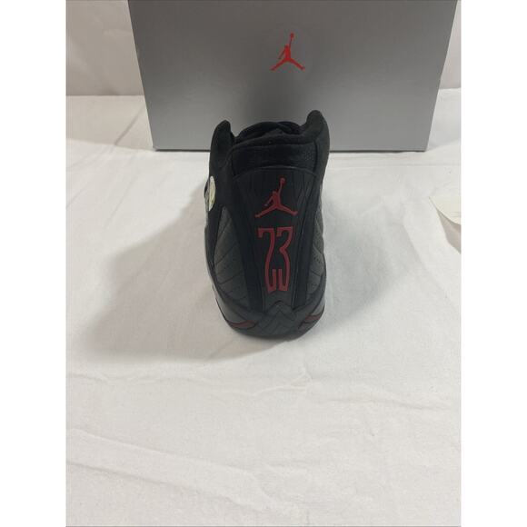 Nike Air Jordan 14 1999 OG XIV 136016-001 Black Varsity Red The Last Shot Sz12 - Picture 4 of 16